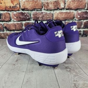 New Men's Nike Alpha Huarache Baseball Cleats TCU